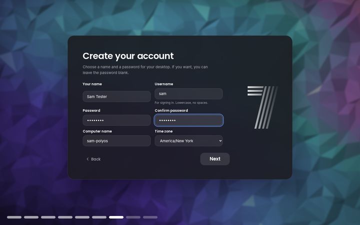 Create your account
