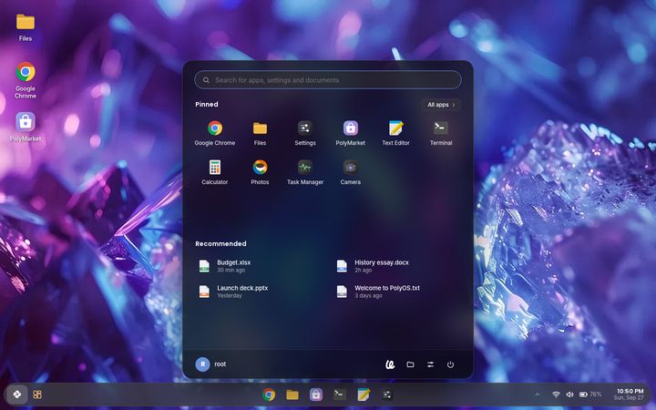 Start menu