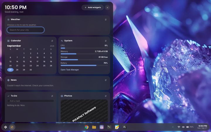 Widgets